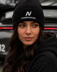 Classic Cuffed Numeric Racing Beanie