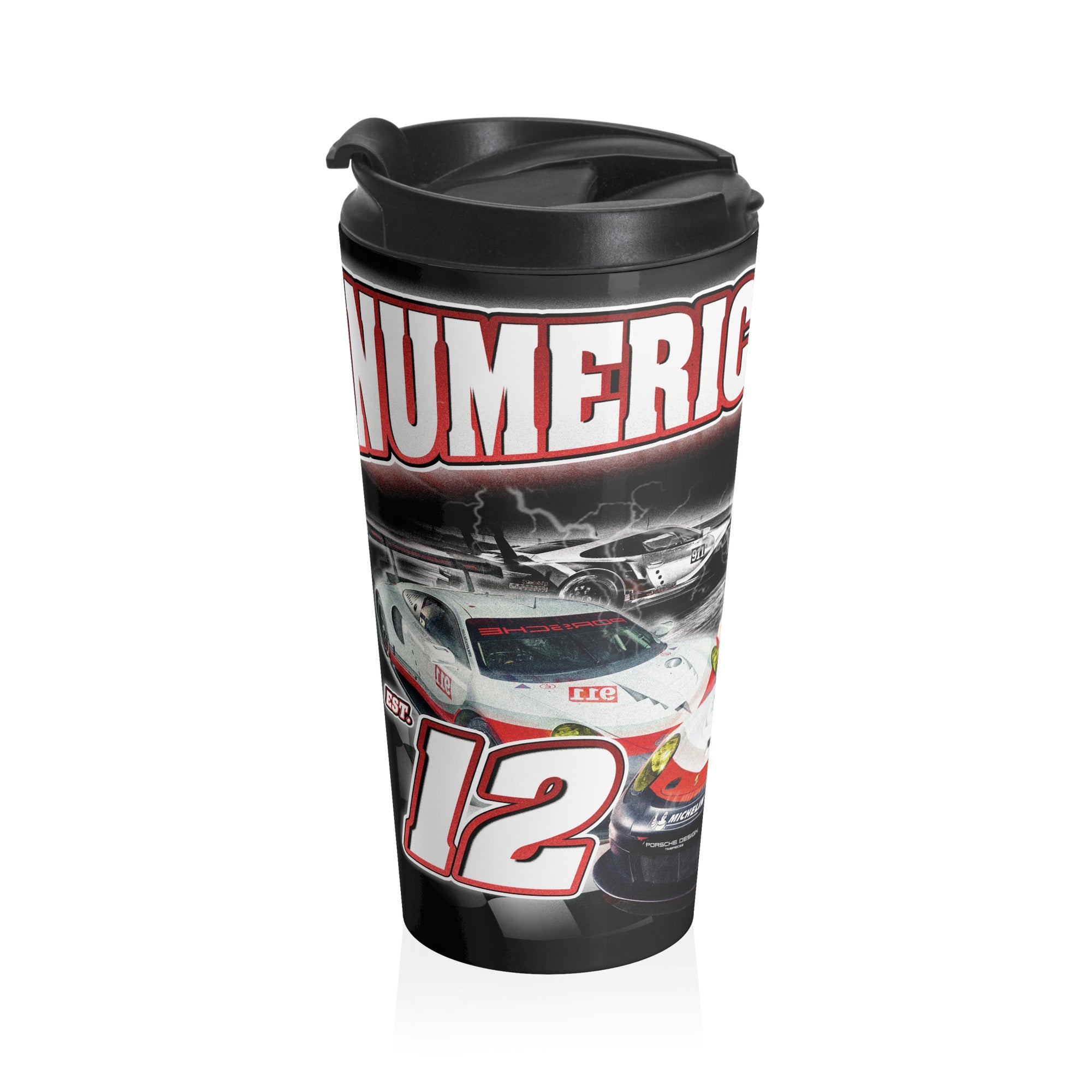 Numeric Racing Stainless Steel Travel Mug