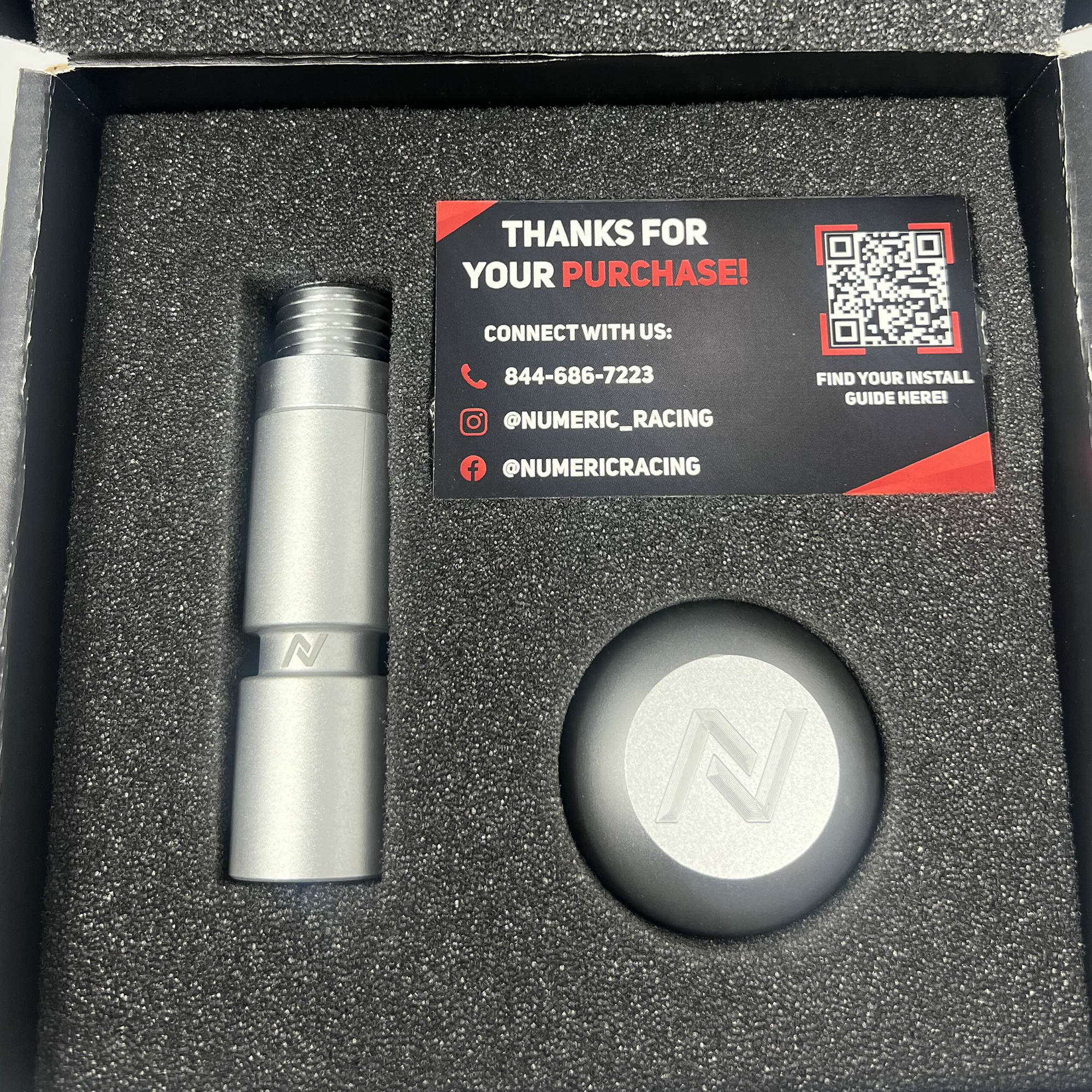 Numeric Logo Billet Aluminum Weighted Shift Knob 986/987/996/997