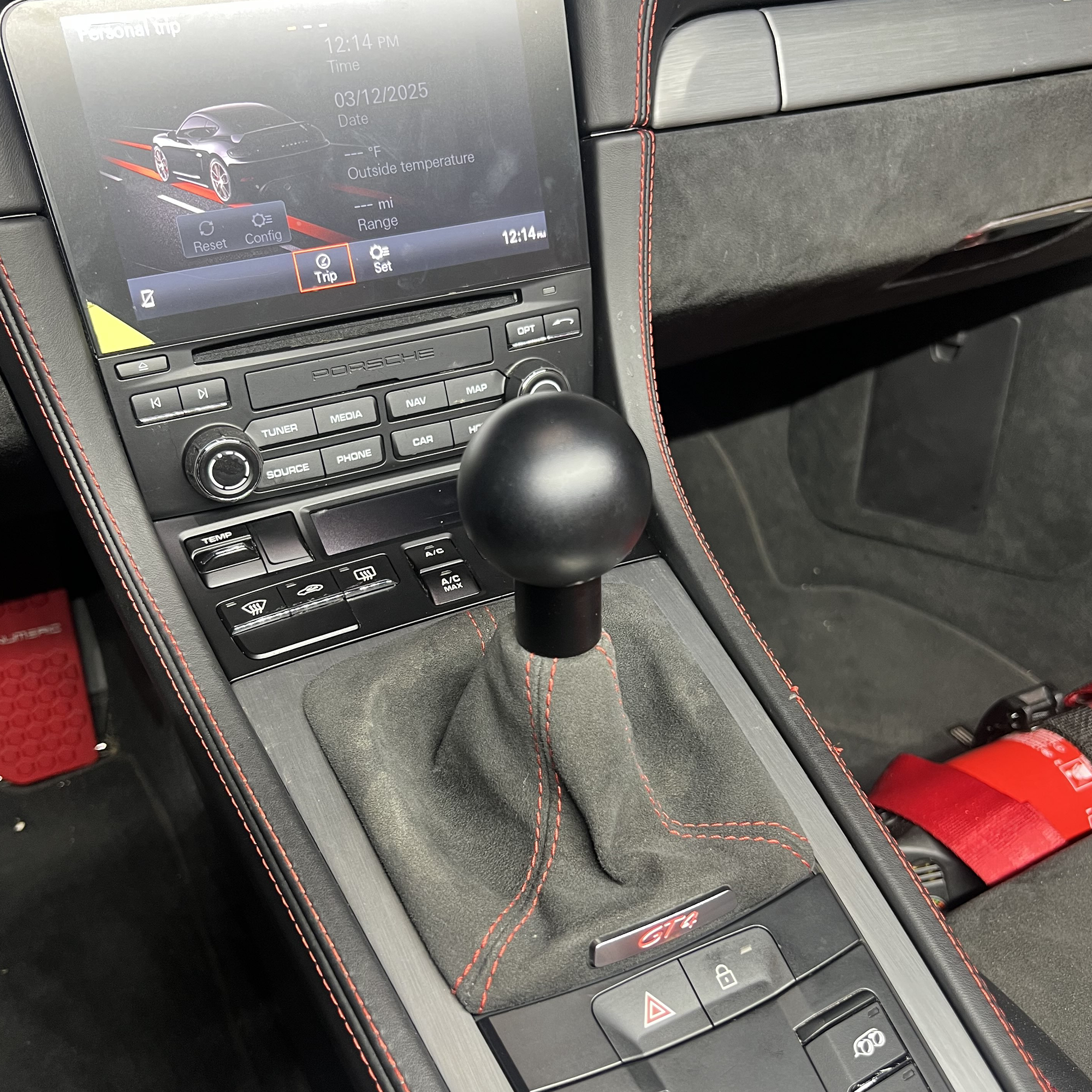 Billet Aluminum Weighted Shift Knob 986/987/996/997