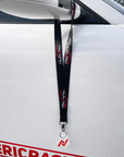 Numeric Racing Lanyard and Acrylic N Logo Key Chain