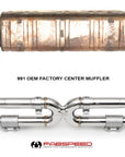 Fabspeed Motorsport Fabspeed Porsche 991 Carrera Center Muffler Bypass X-Pipe 2012-2016