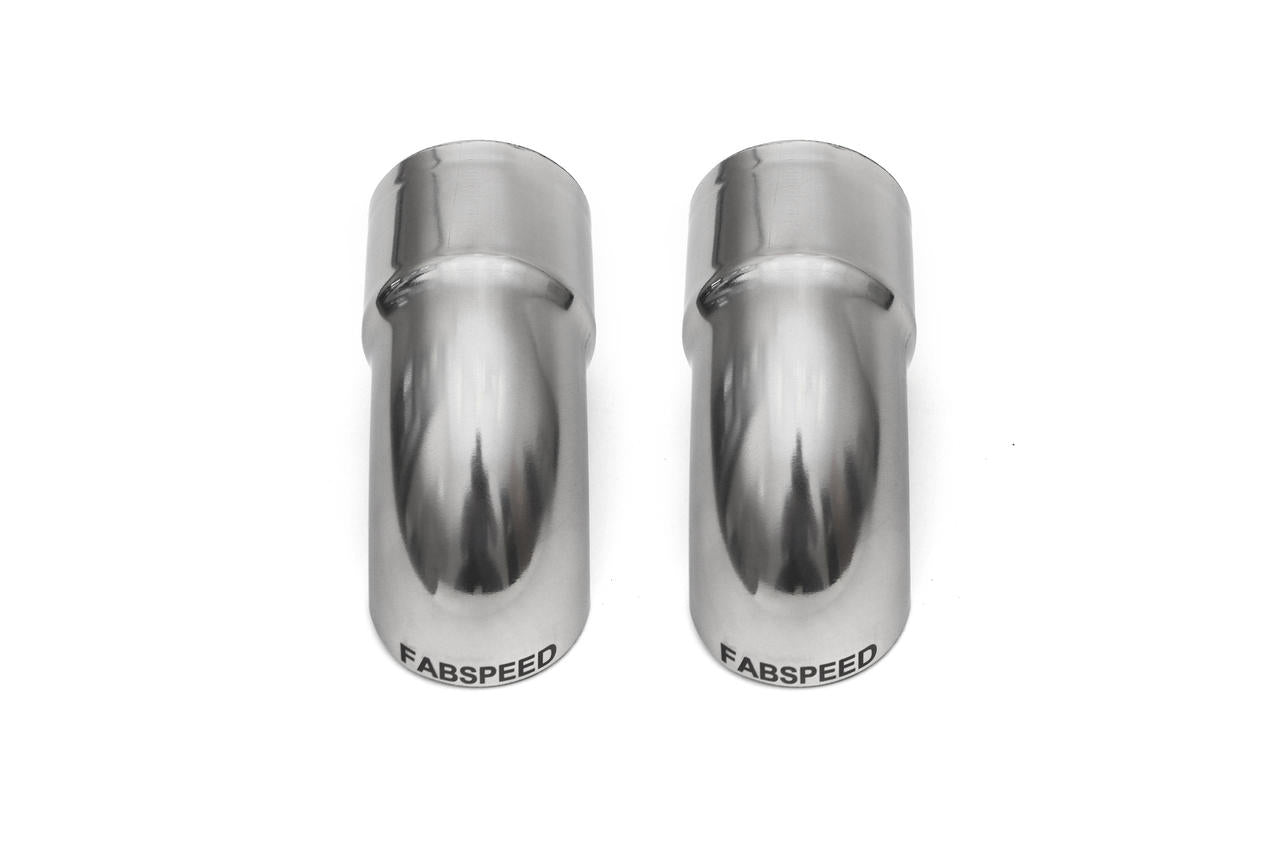 Fabspeed Motorsport Fabspeed Porsche Competition Slip-On Turndown Tips 2.50/63.5mm ID - Fabspeed Exhausts Only