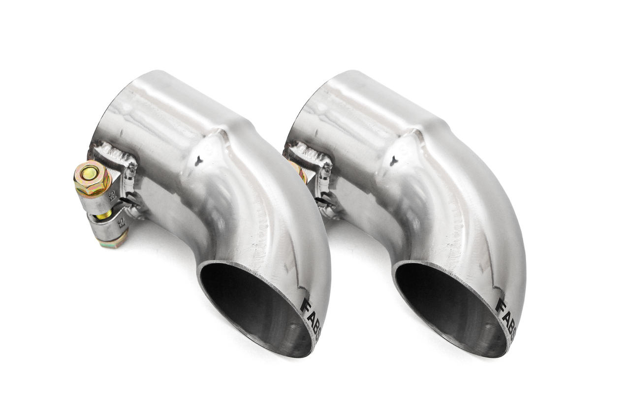 Fabspeed Motorsport Fabspeed Porsche Competition Slip-On Turndown Tips 2.50/63.5mm ID - Fabspeed Exhausts Only