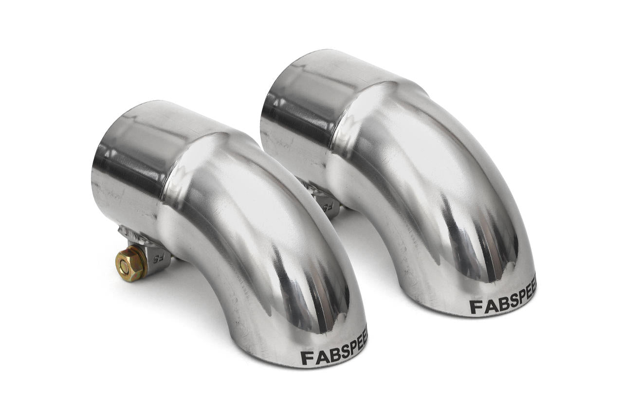 Fabspeed Motorsport Fabspeed Porsche Competition Slip-On Turndown Tips 2.50/63.5mm ID - Fabspeed Exhausts Only