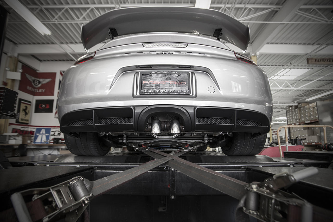 Fabspeed Motorsport Fabspeed Porsche Competition Slip-On Turndown Tips 2.50/63.5mm ID - Fabspeed Exhausts Only