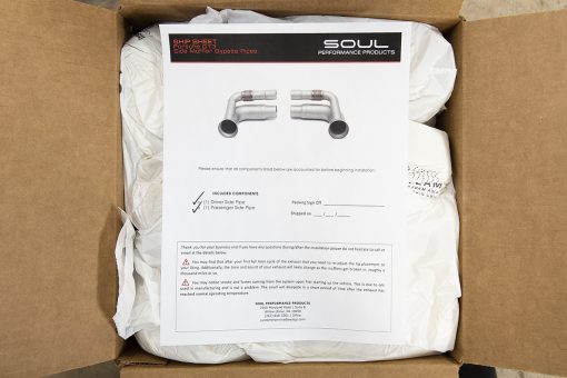 Porsche 991 GT3 / 911R Valved Side Muffler Bypass Pipes