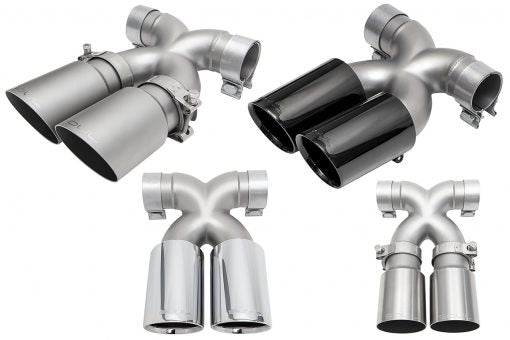 Porsche 987.2 / 981 Boxster / Cayman Bolt-On X-Pipe With Tips