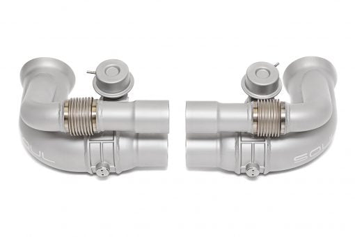 Porsche 991 GT3 / 911R Valved Side Muffler Bypass Pipes