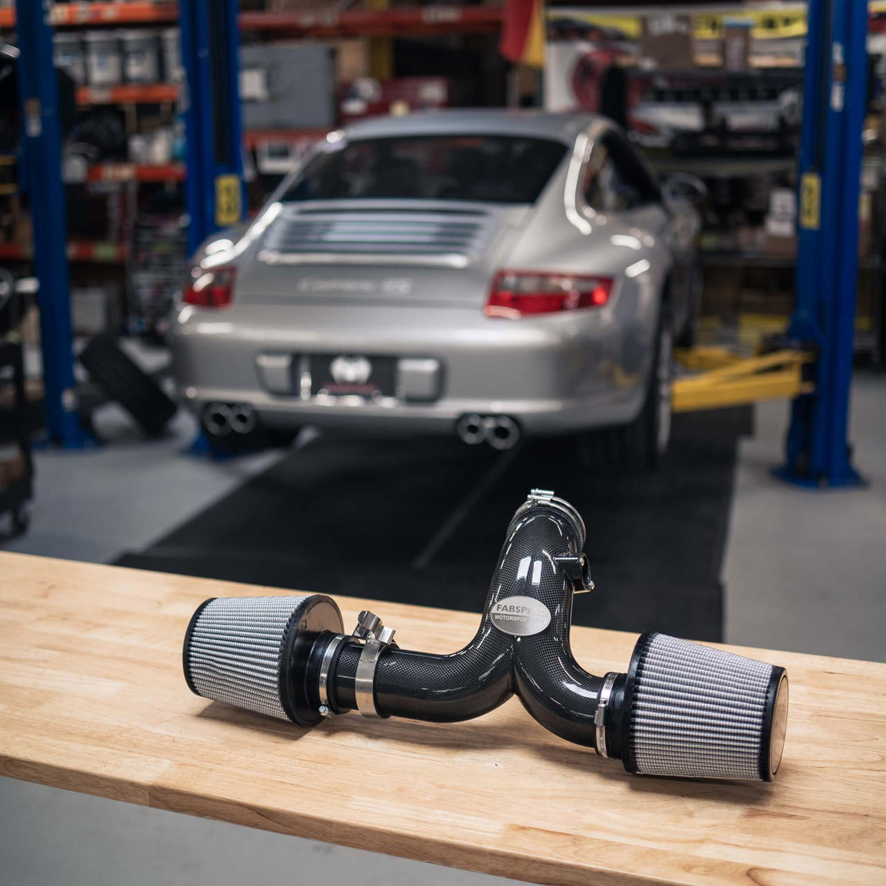 Fabspeed Motorsport  Porsche 997 Carrera Carbon Fiber Competition Air Intake System 2005-2008
