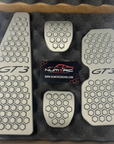 Custom Performance Pedal Set Gun Metal (991/981/718 Manual)