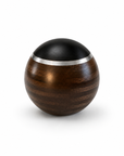 Ebony Walnut Aluminum - Heritage Wooden Shift Knob