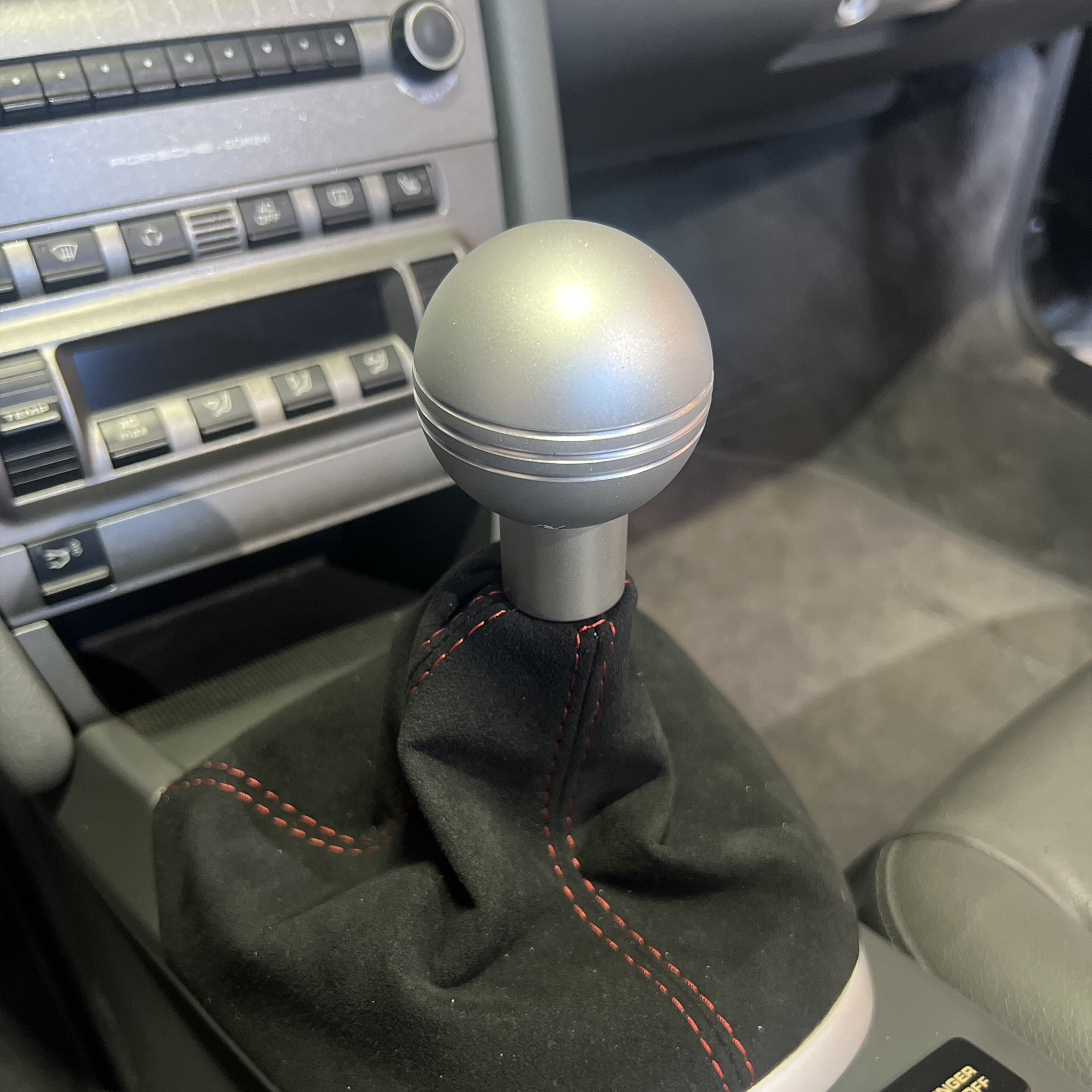 porsche gear knob Spiral Billet Aluminum Weighted Shift Knob 718/981/991/992 – Numeric Racing