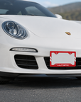 Numeric Racing Red Aluminum License Plate Frame