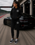 Embroidered Crest Fleece Jogger