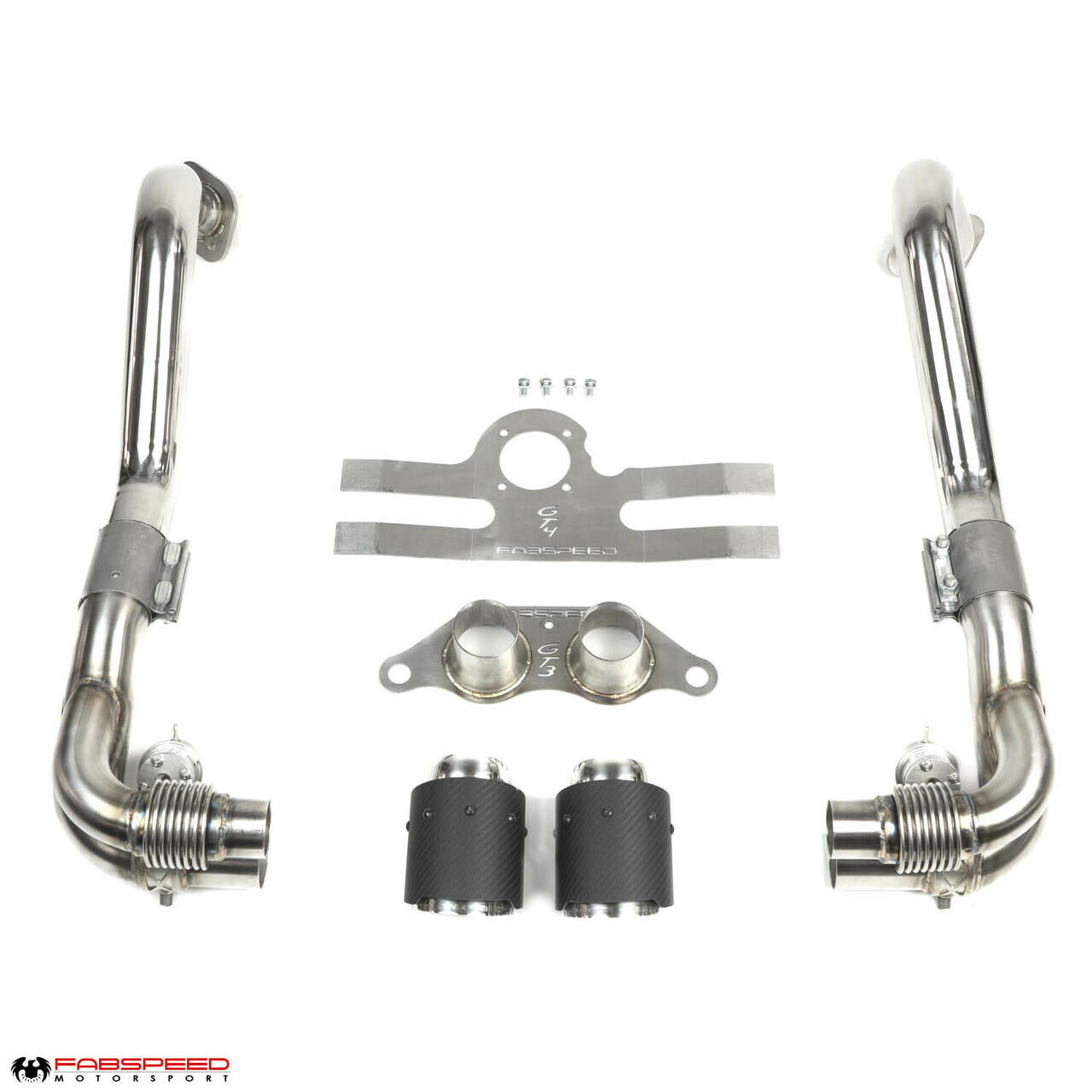 Fabspeed Motorsport Fabspeed Porsche 981 Cayman GT4 / Spyder Valvetronic GT3 Muffler Conversion Kit