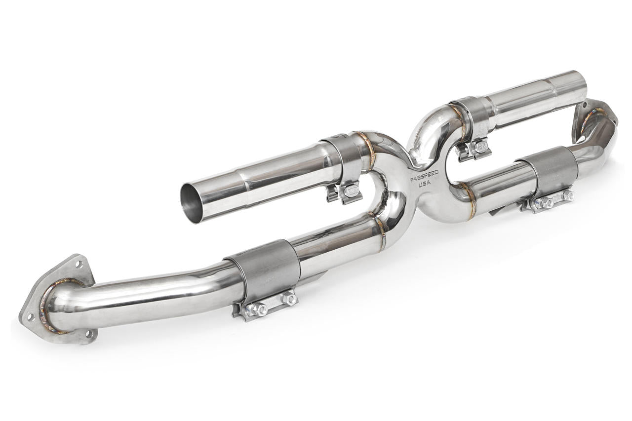 Fabspeed Motorsport Fabspeed Porsche 991 Carrera Center Muffler Bypass X-Pipe 2012-2016