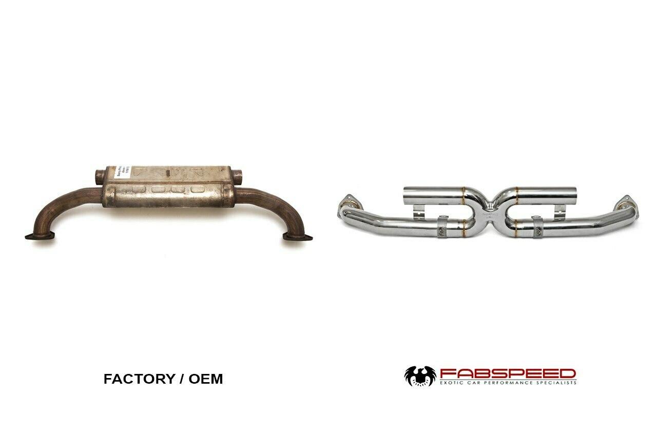 Fabspeed Motorsport Fabspeed Porsche 997.2 Carrera Center Muffler Bypass X-Pipe 2009-2012