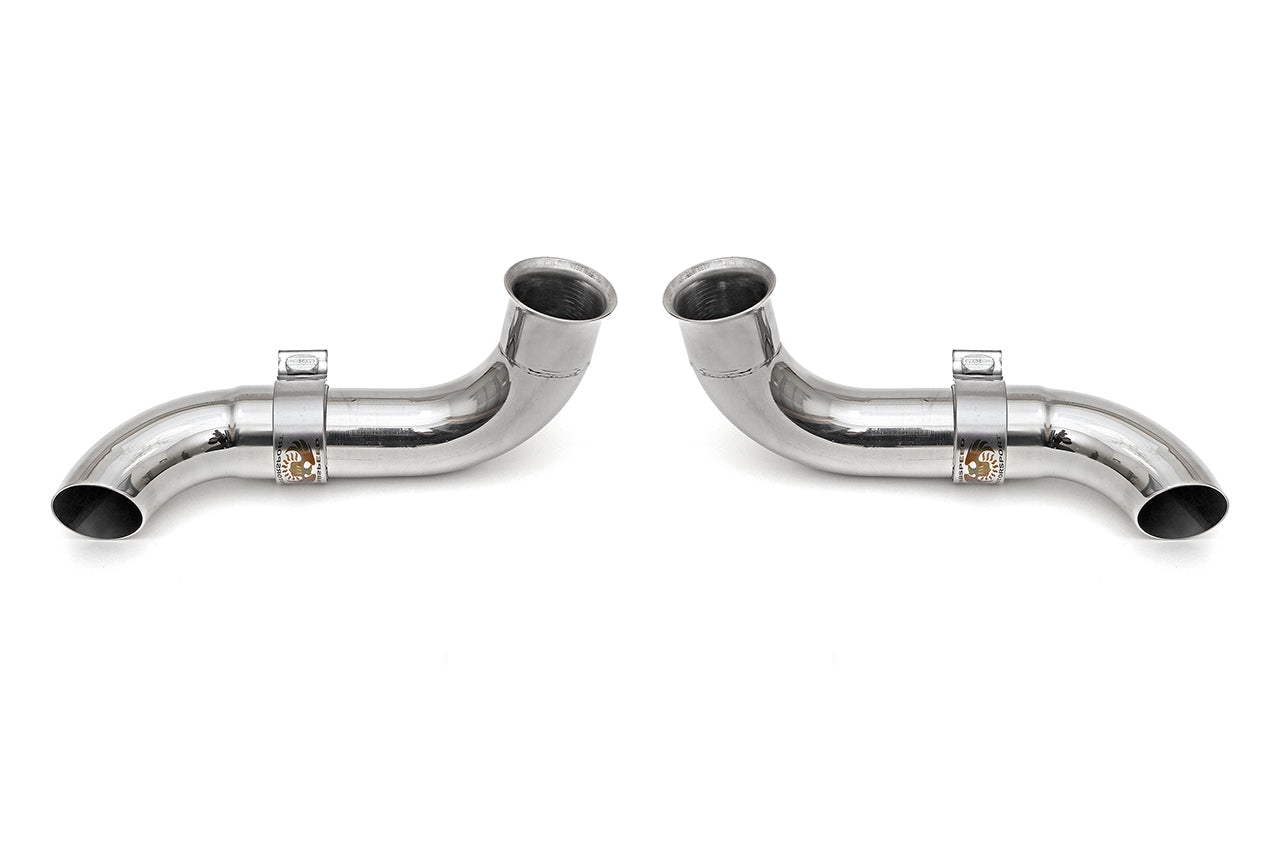 Porsche 996 GT3 Competition Muffler Outlets w/ Adjustable Turndowns