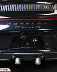 Porsche 991.2 Carrera (with PSE) Bolt On Exhaust Tips