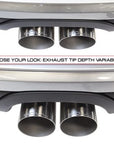 Porsche 981 GT4 / Boxster Spyder Valved Exhaust System