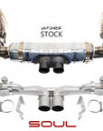 Porsche 991 GT3 / 911R Modular Competition Exhaust Package (Valved)