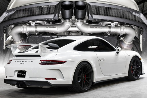 Porsche 991 GT3 / 911R Modular Competition Exhaust Package (Valved)