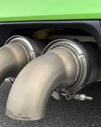 Porsche 991.1 / GT3 Bolt-On Resonated Turn Down Exhaust Tips