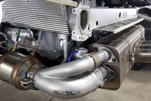 Porsche 991 GT3 / 911R Valved Side Muffler Bypass Pipes