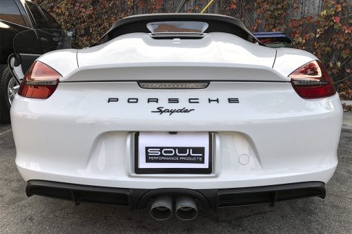 Porsche 981 GT4 / Boxster Spyder Valved Exhaust System