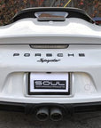 Porsche 981 GT4 / Boxster Spyder Valved Exhaust System